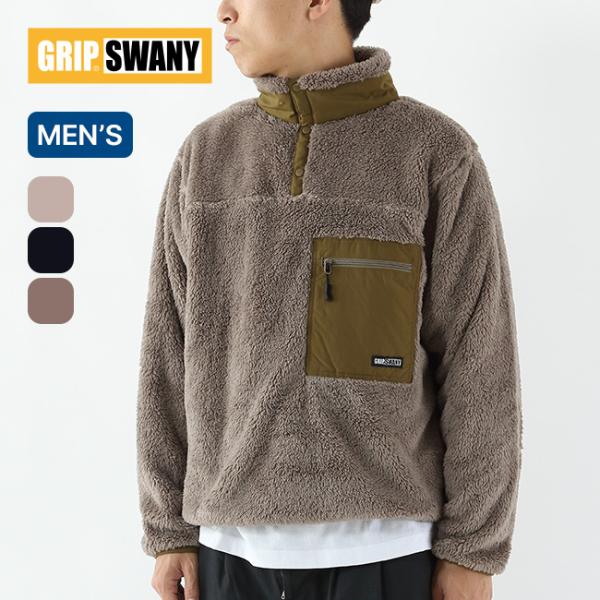 GRIP SWANY グリップスワニー コーラルフリースプルオーバー GSMCT-077 GRIP SWANY（グリップスワニー） コーラルフリースプルオーバー GSMCT