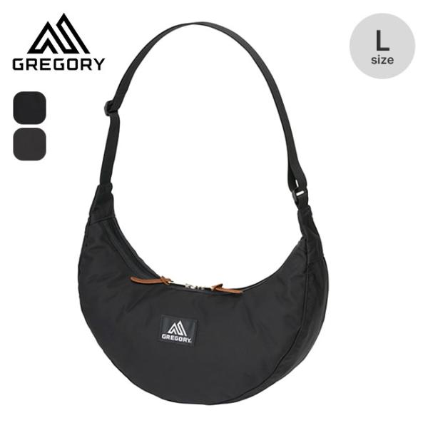 三日月型のユニークなシェイプのこのショルダーバッグ■ブランド名：GREGORY■商品名：ラフィンバッグL■商品型番：―■カラー：ブラック,コーデュラバリスティックブラック■サイズ：幅36.5×高さ19.0×奥行12.0cm■素材：ナイロン1...