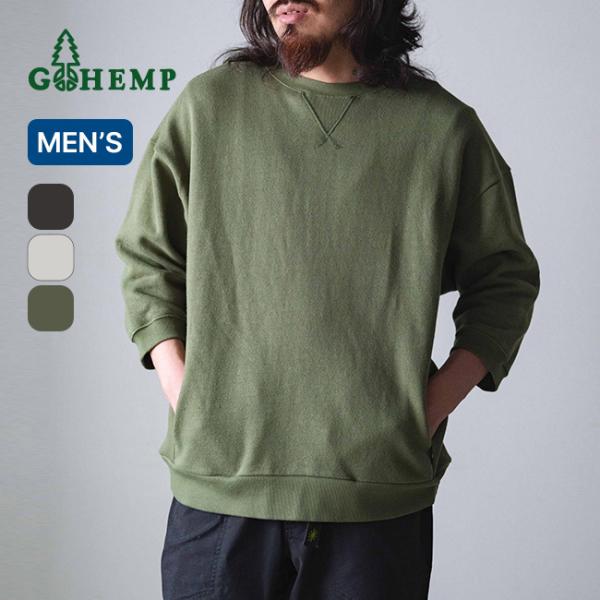 GOHEMP ゴーヘンプ スリークォーターSLクルー GHC4499BS25-2 GOHEMP（ゴーヘンプ） スリークォーターSLクルー GHC4499BS25-2 THREE