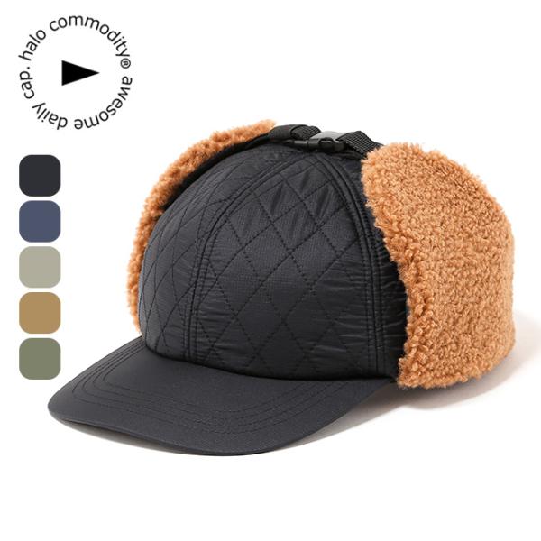 ■ブランド名：halo commodity ■商品名：フラッタートイキャップ ■商品型番：h253-283 ■カラー：ブラック,ネイビー,グレー,カーキ,オリーブ ■サイズ：ー ■素材：Nylon100％ ／ Fleece:Polyeste...