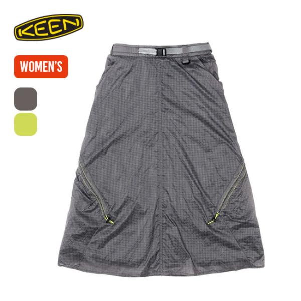 KEEN キーン ナイロンバンジースカート NYLON BUNGEE SKIRT ボトムス 撥水 2way バルーンスカート ロングスカート 登山 ハイキング 2026 秋冬