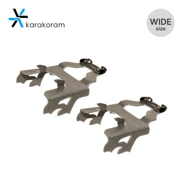 幅広いスプリットボード用の固定スキークランポンのようなグリップ力と、フローティングクランポンの手軽さをミックスした、ユニークなシェイプのKarakoramクランポン。スプリットボードのツアーモード時にがっちり雪をつかんでくれます。■ブランド...
