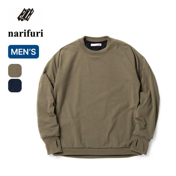 narifuri（ナリフリ） NFCバックメッシュクルースウェット メンズ