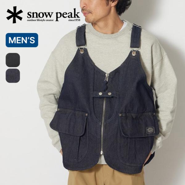 snow peak スノーピーク タキビデニムベスト : OutdoorStyle