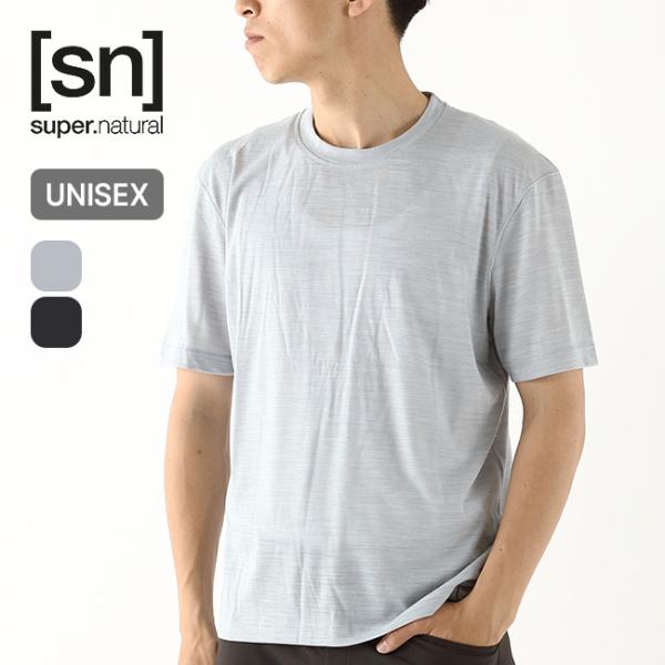 super.natural スーパーナチュラル JP140エブリデイ ショートスリーブTシャツ ユニセックス SNUJ10093 super natural スーパーナチュラル JP140エブリデイ ショートスリーブT