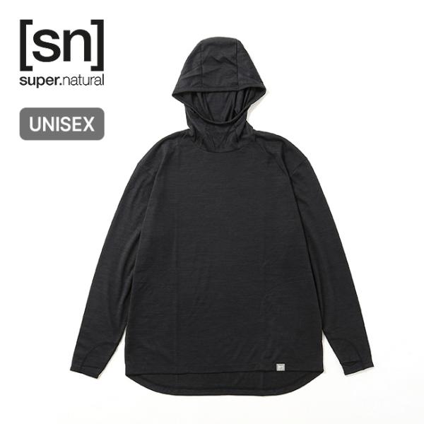 super natural スーパーナチュラル JP140フーディーロングスリーブ2 SNUJ10136 トップス パーカー 長袖 トレーニング ヨガ ランニング 2026 春夏