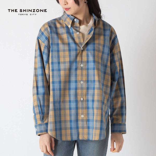 【新品】ザ シンゾーン THE SHINZONE シャツ ダディシャツ THE SHINZONE ザ シンゾーン チェックダディシャツ 26SMSBL11 CHECK