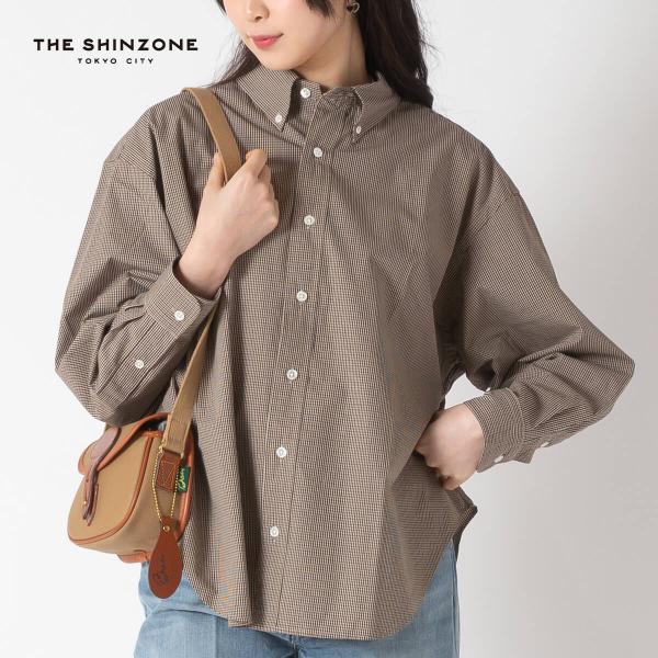 シンゾーン m商品 THE SHINZONE ザ シンゾーン ミニチェックダディシャツ 26SMSBL10 MINI