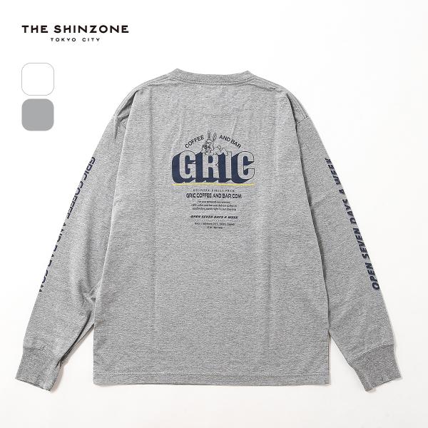 STONE  ロゴワッペン ロングカットソー ライトグレー L THE SHINZONE（ザ シンゾーン） ザ シンゾーン グリックロングスリーブ