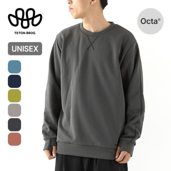 「Octa」を味わうシンプルの極み■ブランド名：Teton Bros. ■商品名：オクタフリースクルー ユニセックス ■商品型番：― ■カラー：ブルー【TB253-59012】,ネイビー【TB253-59022】,アーミーグリーン【TB25...