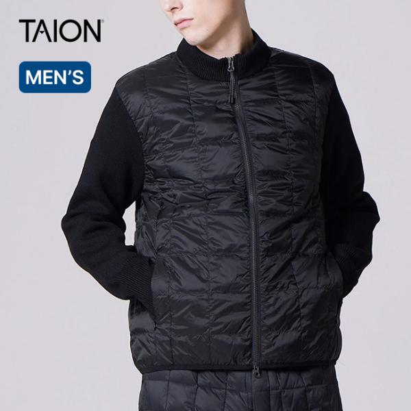 TAION（タイオン） ベーシック モックネックWジップ ニットスリーブ