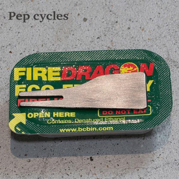 小さいヘラ■ブランド名：TiNY by Pep cycles ■商品名：スクープ ■商品型番：― ■カラー：ー ■サイズ：53×19×0.8mm ■素材：チタン ■重量：約2g ■生産国：中国  タイニーバイペップサイクルズ スクープ Ti...