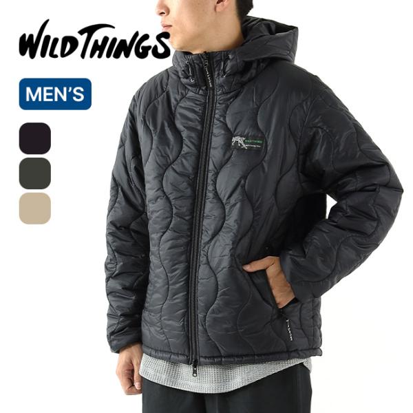 ワイルドシングス WILD THINGS リバーシブル ビレイジャケット [WT25139SK FW25] REVERSIBLE BELAY JACKET メンズ アウター 中綿ジャケット プリマロフト 撥水 BLK×BLK 正規取扱店 sundaymountain_w04241