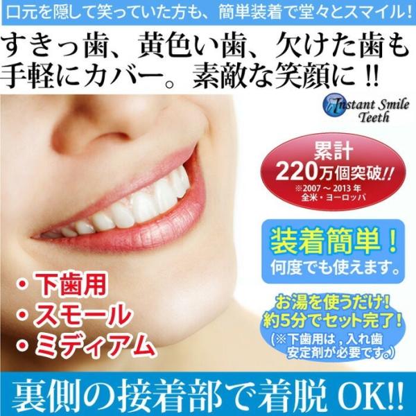 インスタントスマイル 下歯用 スモール ミディアム 部分抜け歯専用つけ歯 義歯 入れ歯 つけ歯 仮歯 審美歯 Im 1810 0018 Gie Re Style 通販 Yahoo ショッピング