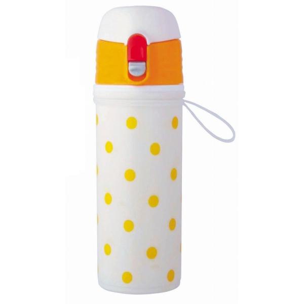 リビング ポルカドット 直呑み マイボトル オレンジ 500ml : Sundries