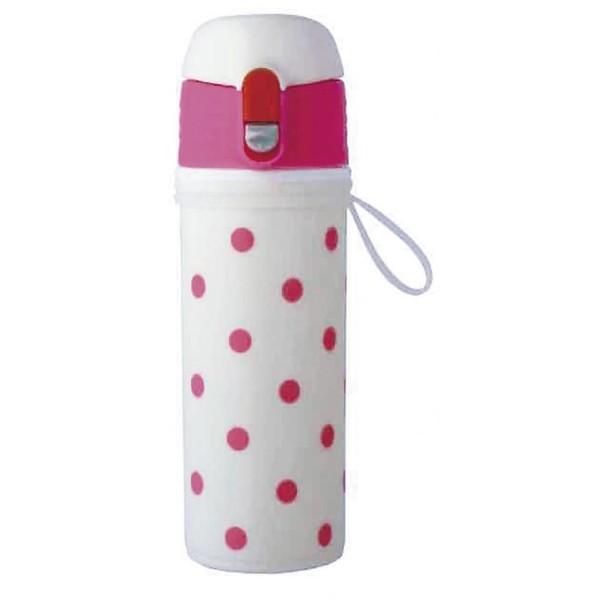 リビング ポルカドット 直呑み マイボトル ピンク 500ml : Sundries