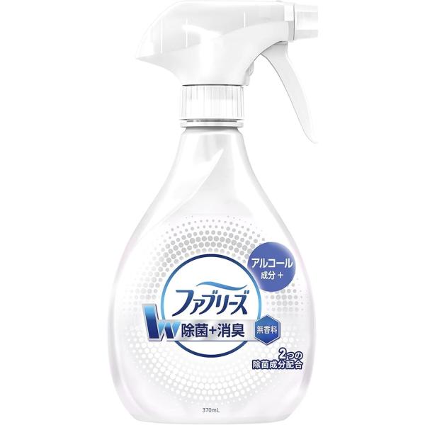 他サイト： ファブリーズ W除菌+消臭 アルコール成分配合 本体 無香料 370mLの商品画像