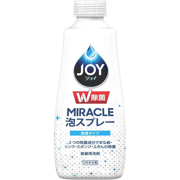 ジョイ（JOY） W除菌 ミラクル泡スプレー 食器用洗剤 微香 つけかえ用