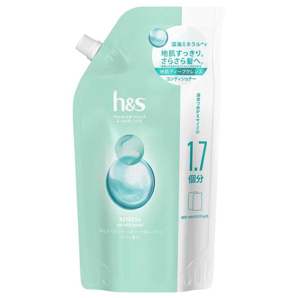 h&s リフレッシュ コンディショナー つめかえ用 550g : Sundries