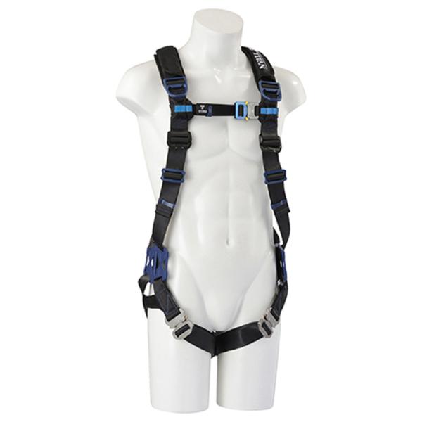 カジュアルなデザインの上、軽量と高い着心地を兼ね備えた収納袋付きのフルハーネスです。高所作業時の墜落防止。手にしただけでわかる軽さで、高い着心地を兼ね備えたフルハーネスです。チェストベルトは交換(別売り)が可能です。ベルトカラーに合わせたス...