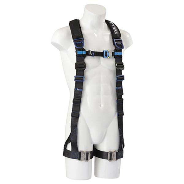 カジュアルなデザインの上、軽量と高い着心地を兼ね備えた収納袋付きのフルハーネスです。高所作業時の墜落防止。手にしただけでわかる軽さで、高い着心地を兼ね備えたフルハーネスです。チェストベルトは交換(別売り)が可能です。ベルトカラーに合わせたス...