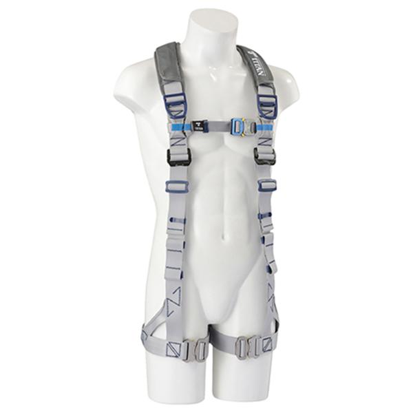 カジュアルなデザインの上、軽量と高い着心地を兼ね備えた収納袋付きのフルハーネスです。高所作業時の墜落防止。手にしただけでわかる軽さで、高い着心地を兼ね備えたフルハーネスです。チェストベルトは交換(別売り)が可能です。ベルトカラーに合わせたス...