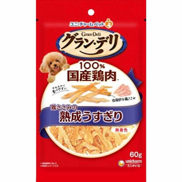 ・100％国産鶏肉を使用し、使用シーンに合わせた色々なタイプがある美味しいおやつ・鶏ささみを「熟成」させて、鶏本来の旨みを引き出すこだわり製法・鶏本来の贅沢な旨みが味わえます・やわらかくて食べやすい「うすぎり」・小型犬や幼犬にもそのまま与え...