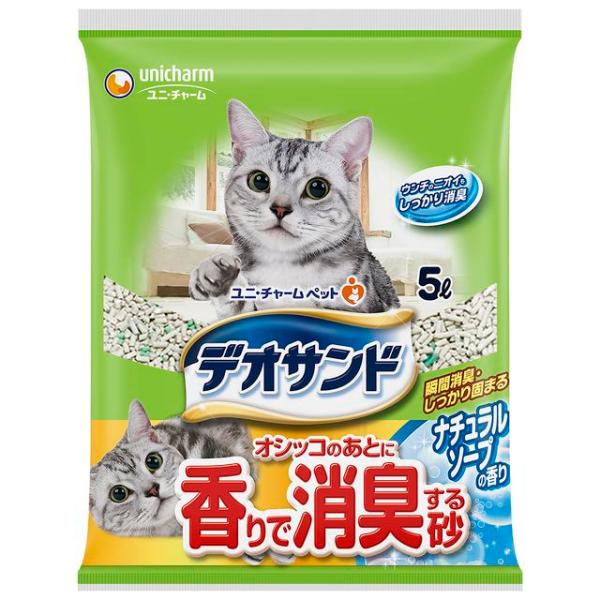 普段はほとんど香らないのに、オシッコやウンチをするとほのかに香り、嫌なニオイを瞬間消臭。<br>しっかり固まり崩れにくいので、サッとお手入れができます。<br>小さく固まるので使用量が少なく経済的。<br&gt...