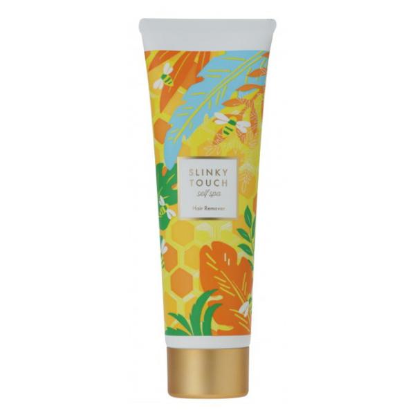 まるでスパ帰りの上質なお肌になれる〜Slinky Touch self spa〜保湿成分シアバター＆はちみつとオーガニック植物原料配合の除毛クリーム