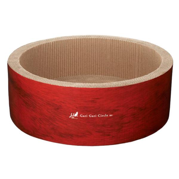 愛猫たちが最高にくつろげるように開発された愛猫専用の爪とぎです。愛猫がすっぽり丸くなってくつろげる、サークル型クラウチングタイプです。内側の爪とぎ素材は、硬質の底面(横目)と軟質の側面(縦目)があります。爪とぎ時の削りカスが飛び散りにくい構...