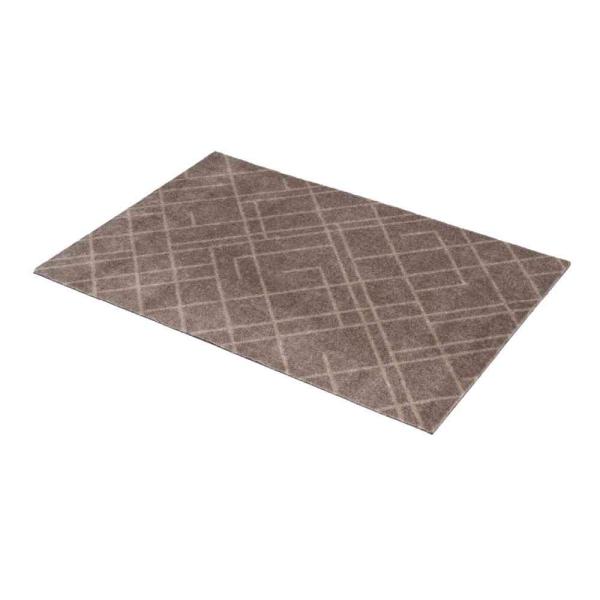 【ポイント10倍】藤栄 tica copenhagen（チカ コペンハーゲン） フロアマット 60×90 LINES Beige／Sand