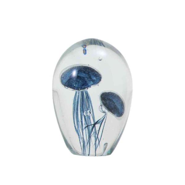 【ポイント10倍】藤栄 ガラスインテリアオブジェ（Glass interior objects） クラゲ L