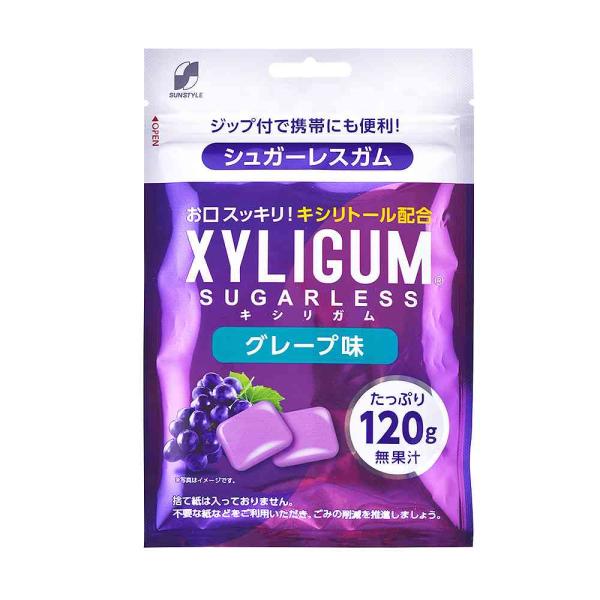 ●キシリトール配合のシュガーレスガム●携帯に便利なジッパー付パウチ袋●スッキリした甘さのグレープ味●コスパ良く、たっぷり食べられます※無果汁