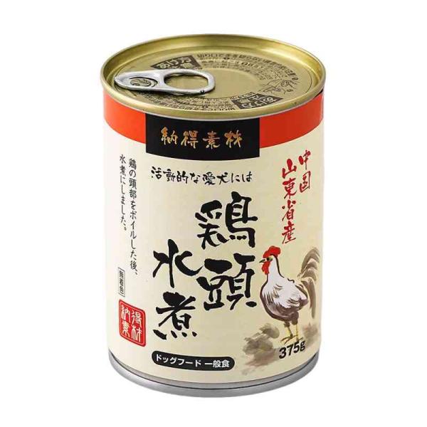 ペットライブラリー 納得素材 鶏頭缶水煮 375g : サンドラッグe