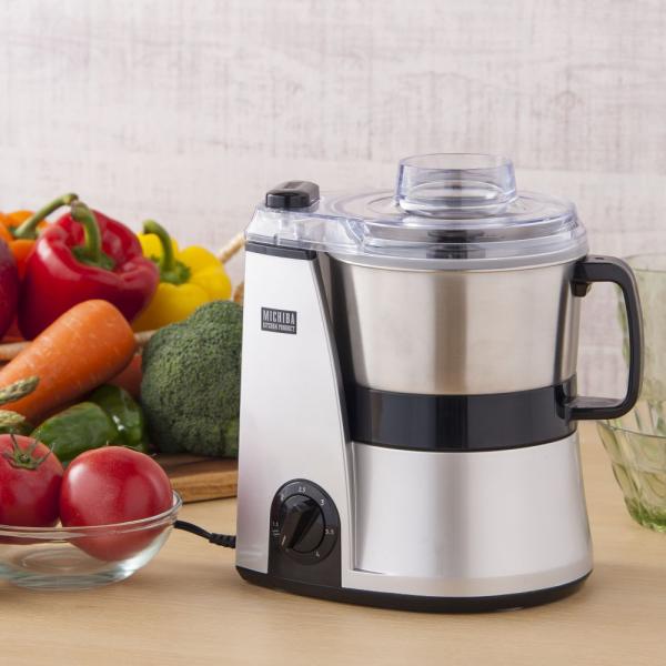 MICHIBAフードプロセッサーMB-MM56シルバー 7段階設定 MICHIBAフードプロセッサーMB-MM56シルバー 7段階設定