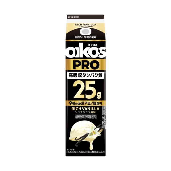 ◆ダノン オイコスPRO プロテインドリンク 高吸収タンパク質 リッチバニラ風味 240ml【24個セット】
