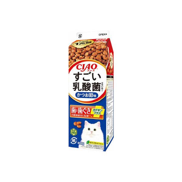 いなばペットフード すごい乳酸菌 クランキー牛乳パック かつお節味