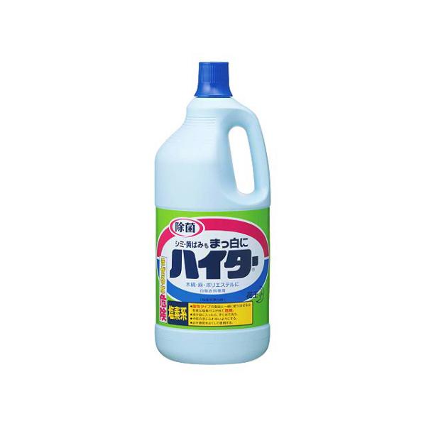 黄ばみ・黒ずみをとり、真っ白に仕上げる塩素系の白物専用漂白剤。除菌もできます。色・柄物、一部のせんいには使えません。