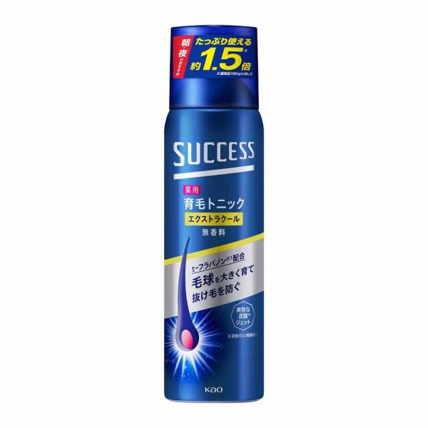 他サイト： 【医薬部外品】花王 サクセス 薬用育毛トニック エクストラクール 特大 280gの商品画像