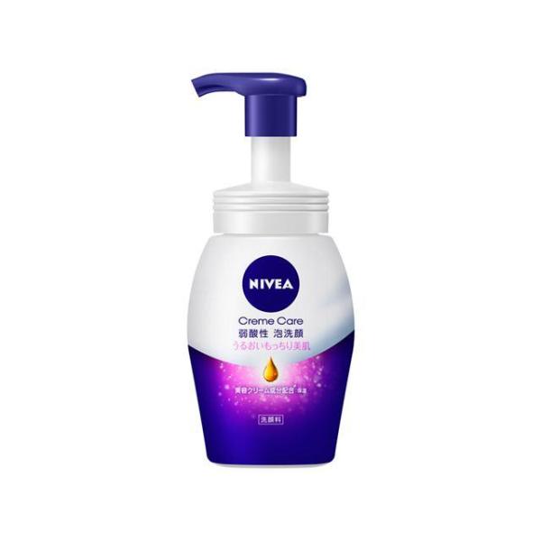 花王 ニベア クリームケア 弱酸性 泡洗顔 本体 150ml : サンドラッグe