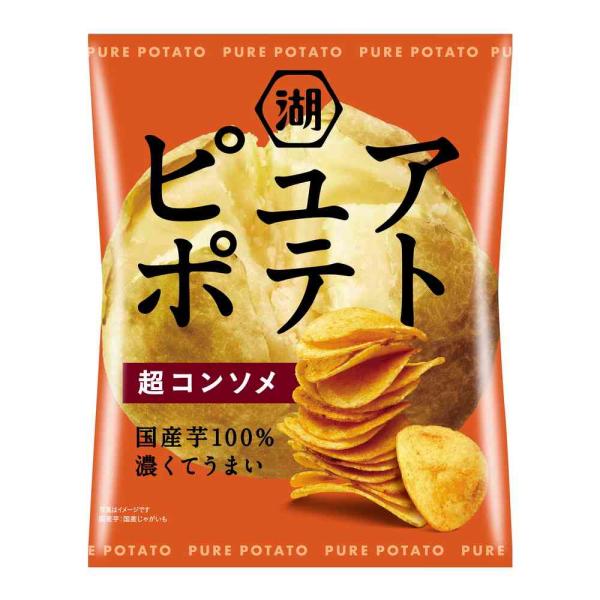 ◇湖池屋 ピュアポテト 超コンソメ 52g 【12個セット】 : サンドラッグ