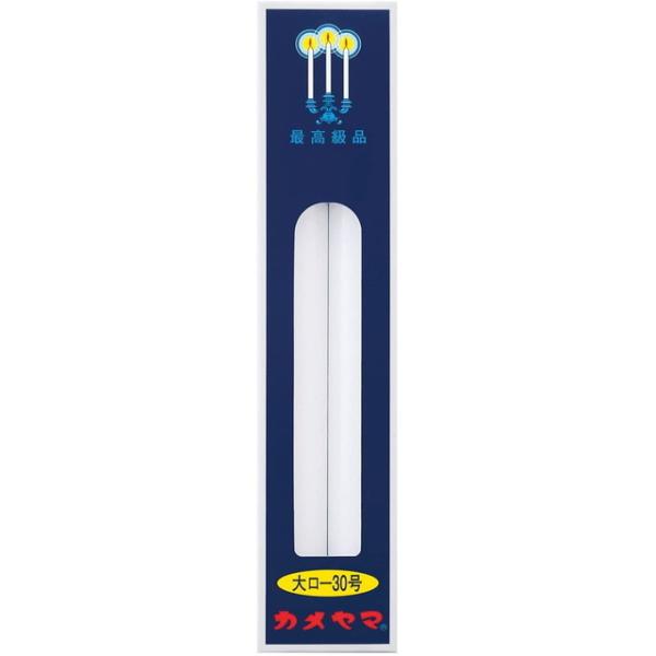 他サイト： カメヤマ大ローソク３０号２２５ｇの商品画像