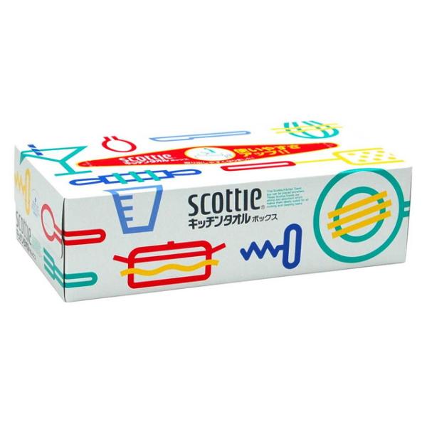 ●置き場所を選ばないボックスタイプのキッチンタオル。