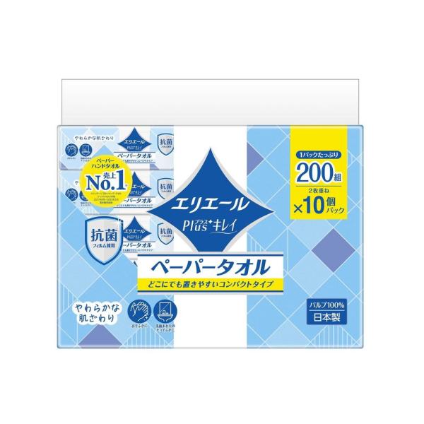 ●お手ふきから洗面まわりのチョッとしたふき掃除までティシュー代わりに少ない枚数でふき取れる！　（大王製紙株式会社ティシューとの水にぬれた時のやぶれにくさ比較）●水にぬれた時のやぶれにくさがティシューの3倍！●素肌にやさしいやわらかな肌ざわり...