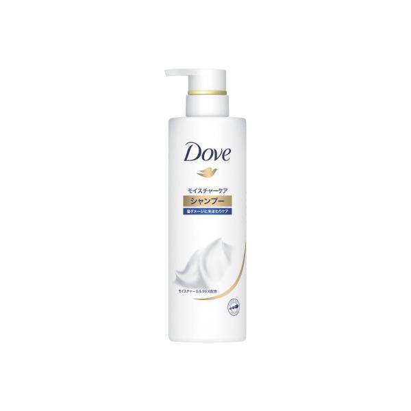 ダヴ　モイスチャーケア　シャンプーで、うるおってなめらかな、サラサラ髪へ。