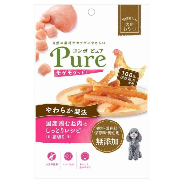 日本ペットフード コンボ ピュア ドッグ モグモグッド！ 国産鶏むね肉のしっとりレシピ 細切り 50g