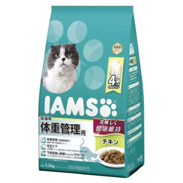 他サイト： マース アイムス猫 成猫用 体重管理用 チキン 1.5kgの商品画像