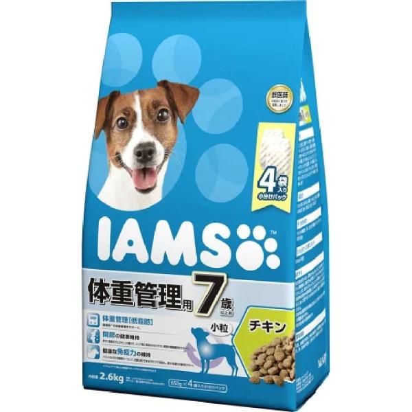 他サイト： アイムス 7歳以上体重管理チキン小粒 2．6kgの商品画像