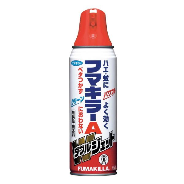 ●新型「Wジェット」がクリーン＆パワフルにハエ・蚊を退治。●使用オイル量を従来に比べ大幅カット。ベタつかず汚れもなし。●無臭性・無香料。いやなニオイがありません。【効能】蚊成虫、ハエ成虫、ゴキブリ、ノミ、トコジラミ（ナンキンムシ）、イエダニ...