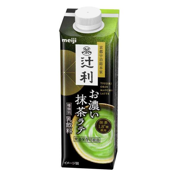 ◇明治 辻利 お濃い 抹茶ラテ 210ml : サンドラッグe-shop - 通販